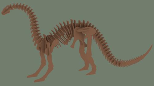 Brontosaur Skeleton preview image